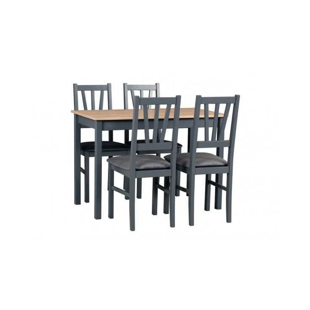 Moderni buko medienos stalų ir kėdžių kolekcija