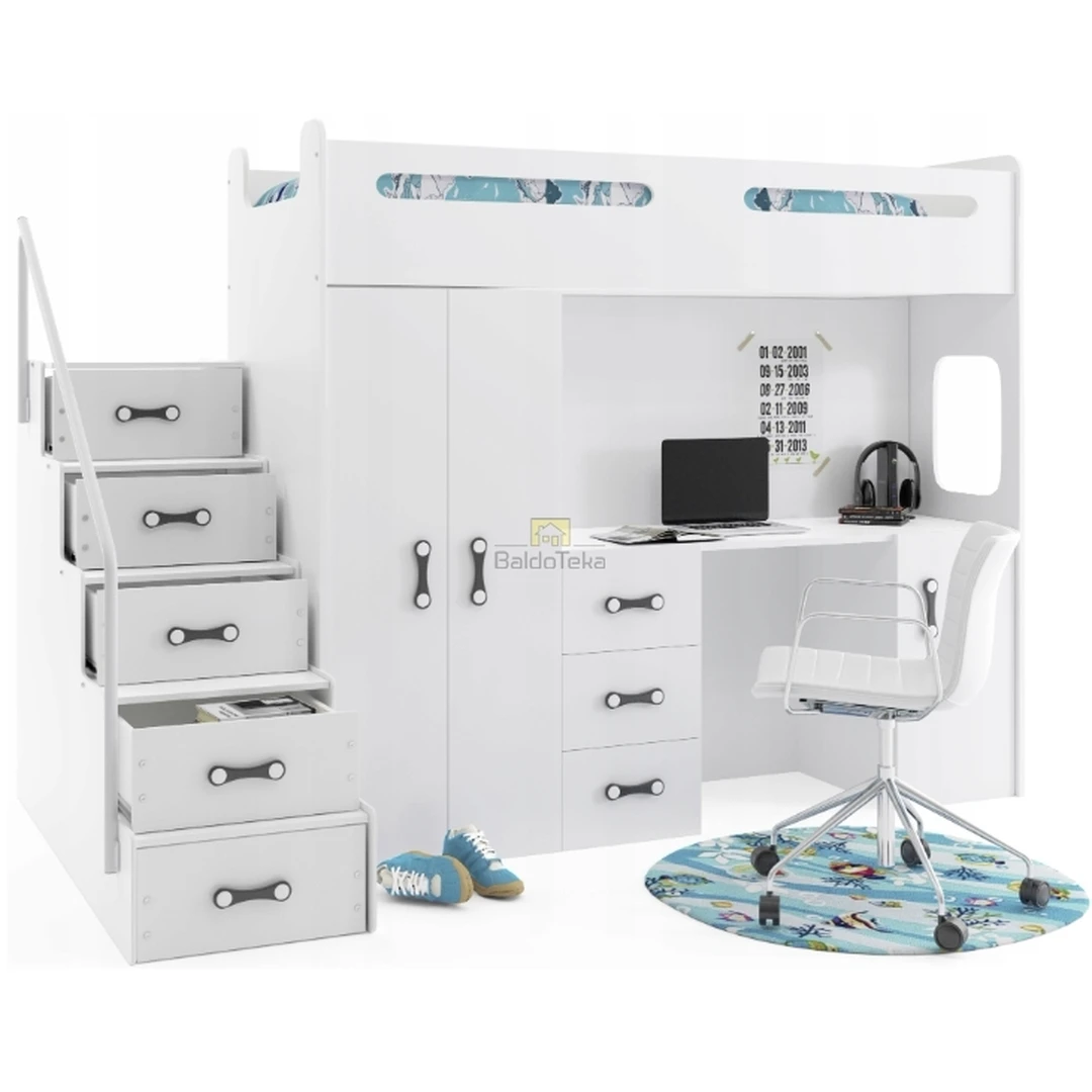 Ergonomiškas 200×80 cm čiužinys su poliuretano pagrindu