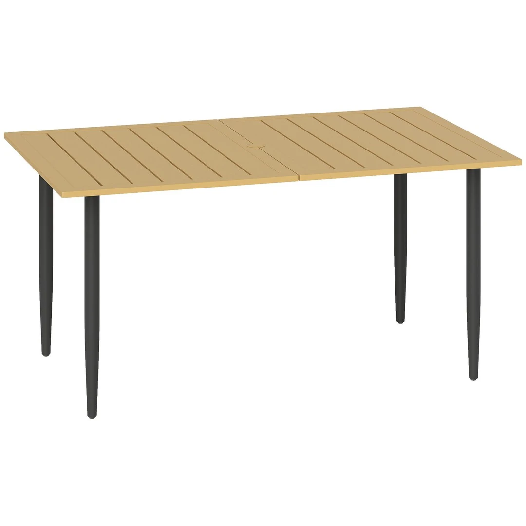 Sodo stalas 150x90 cm šešiems asmenims