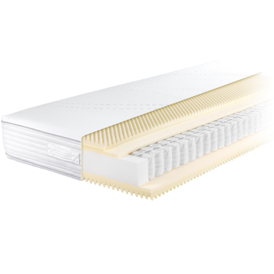 Premium čiužinys su Metzeler FlexiZone spyruoklėmis ir oro cirkuliacija