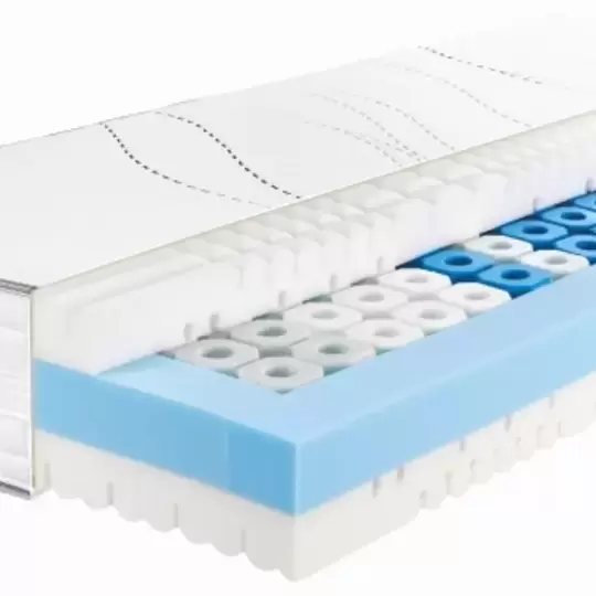 Premium čiužinys su “Air Channels” oro kanalais ir Rubex® Nawaro TrioCell poliuretano paviršiumi