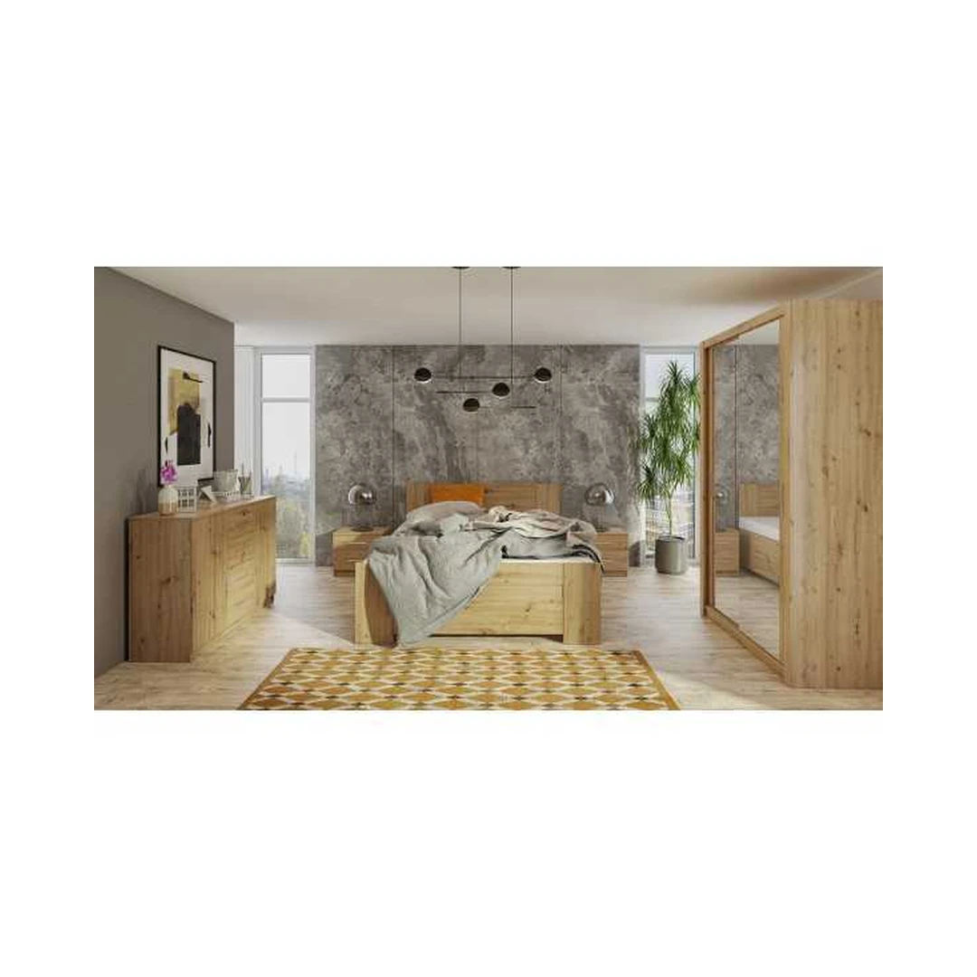 Moderni 2D4SZ komoda su LED apšvietimu