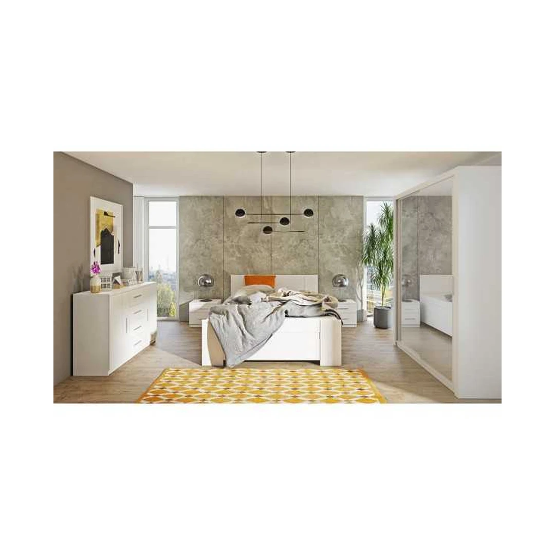 Šiuolaikiška 2D4SZ komoda su LED apšvietimu