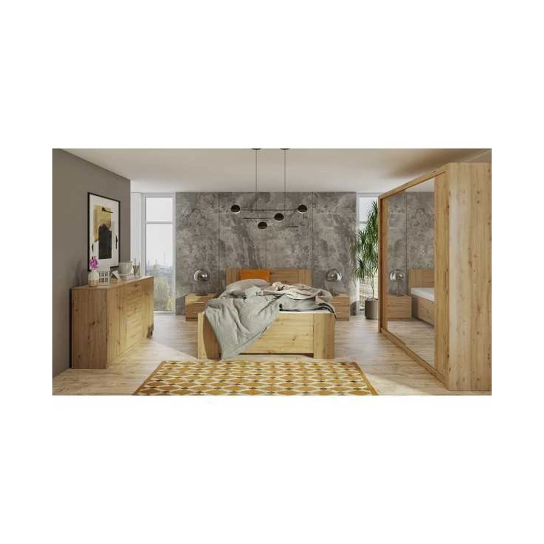 Moderni 2D4SZ komoda su LED apšvietimu