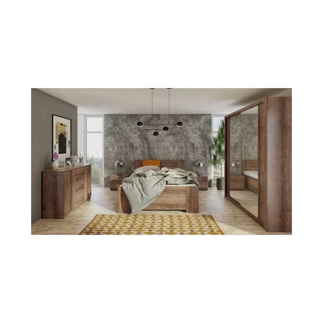 Moderni 2D4SZ komoda su LED apšvietimu