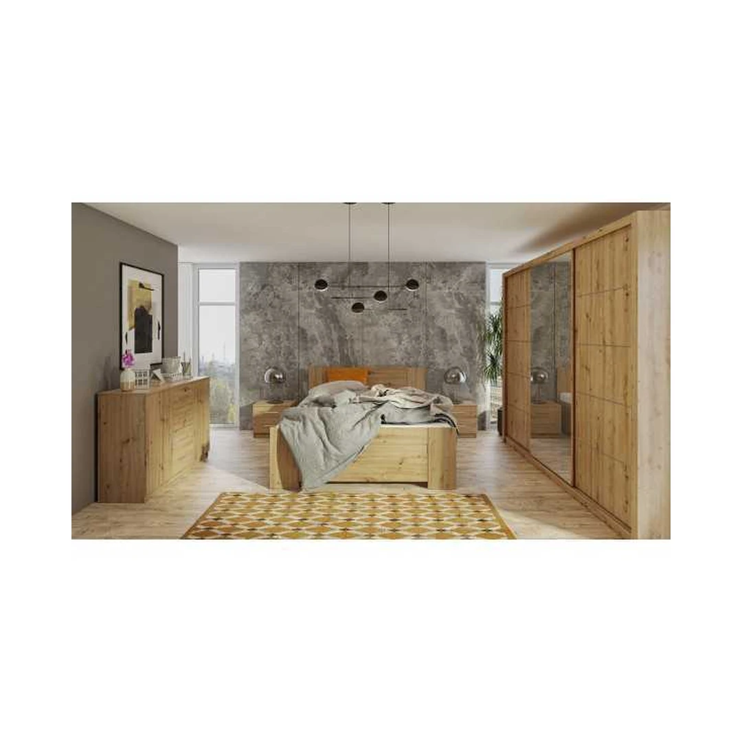 Moderni 2D4SZ komoda su LED apšvietimu