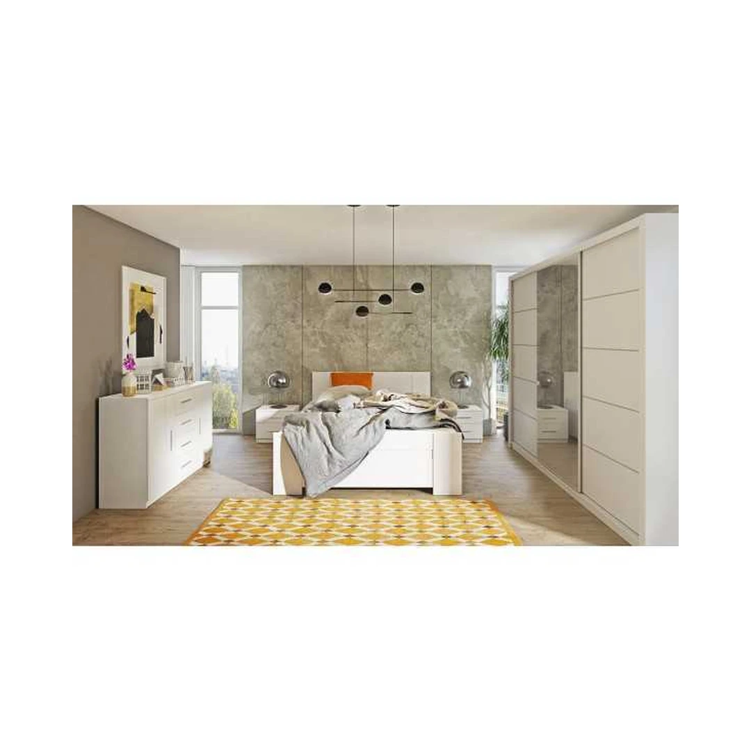 Šiuolaikinė 2D4SZ komoda su LED apšvietimu