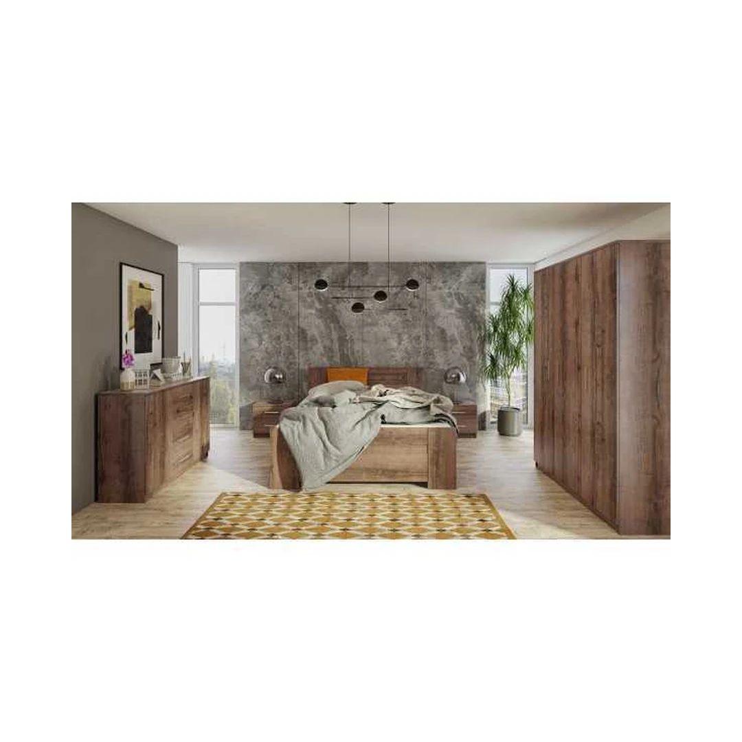 Moderni 2D4SZ komoda vienuolyno ąžuolo spalvoje