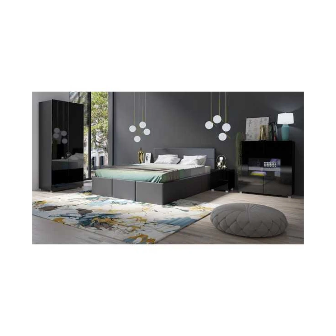 Šiuolaikiškas baldų rinkinys su LED apšvietimu