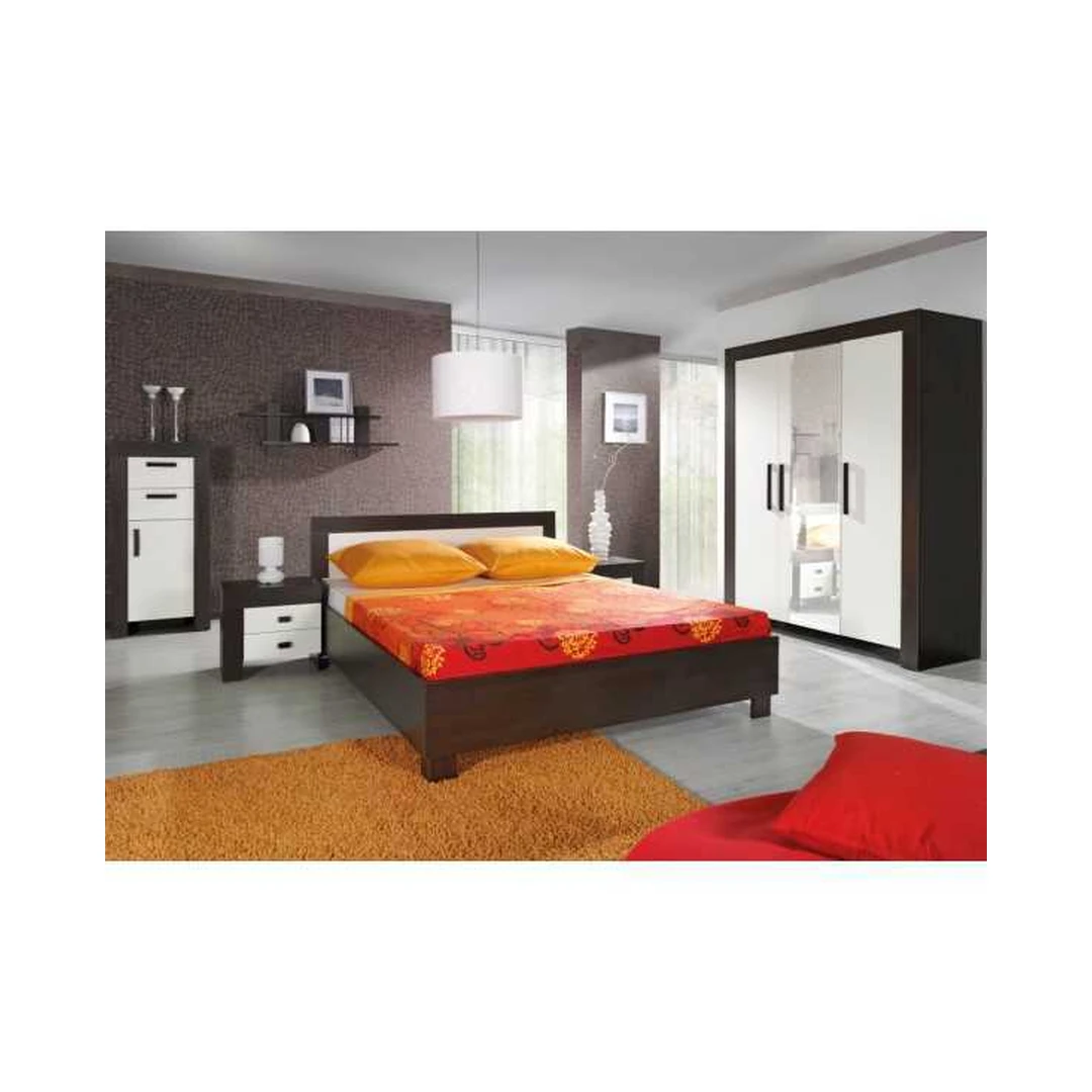 3D CEZAR miegamasis komplektas su spinta, lova ir lentyna