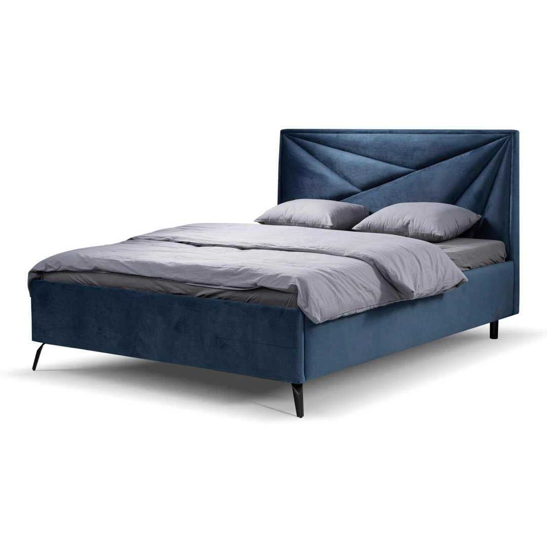 Stilinga miegamojo lova su patalynės dėže