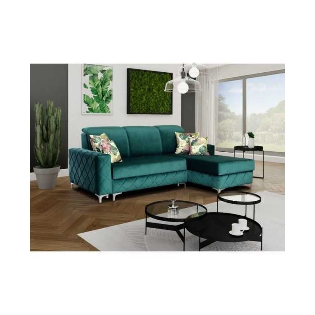 Minkštas kampas AS 39 su miegojimo funkcija ir patalynės dėže