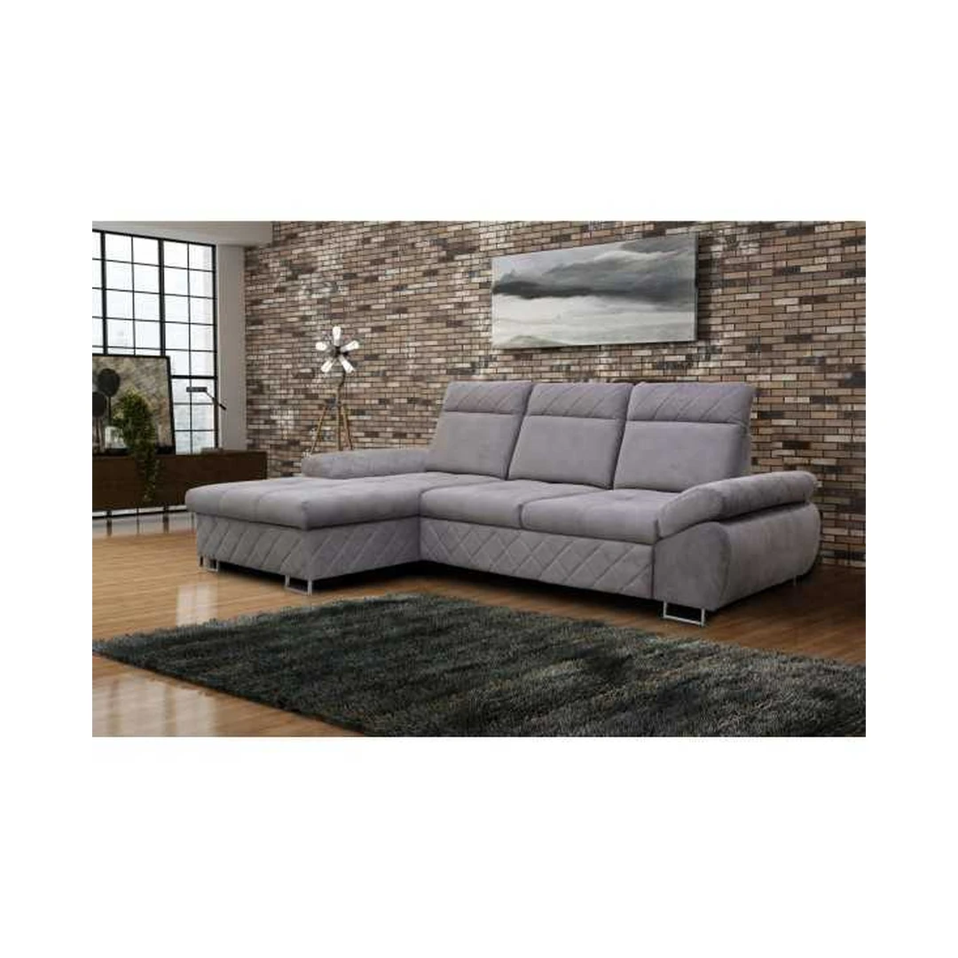 Minkštas kampas AS 77 su miegojimo funkcija ir patalynės dėže