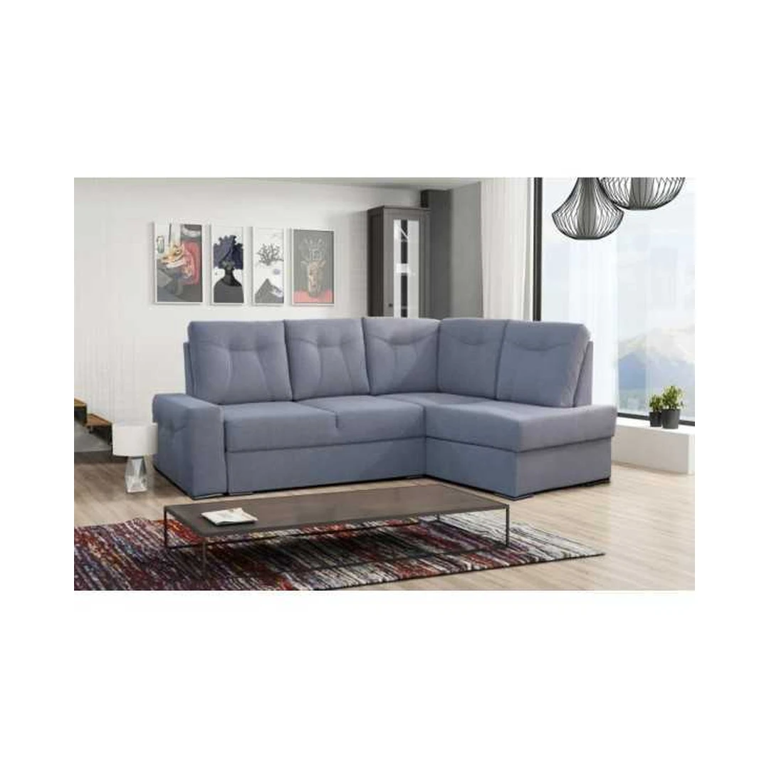 Minkštas kampas su miegojimo funkcija, 257x187 cm