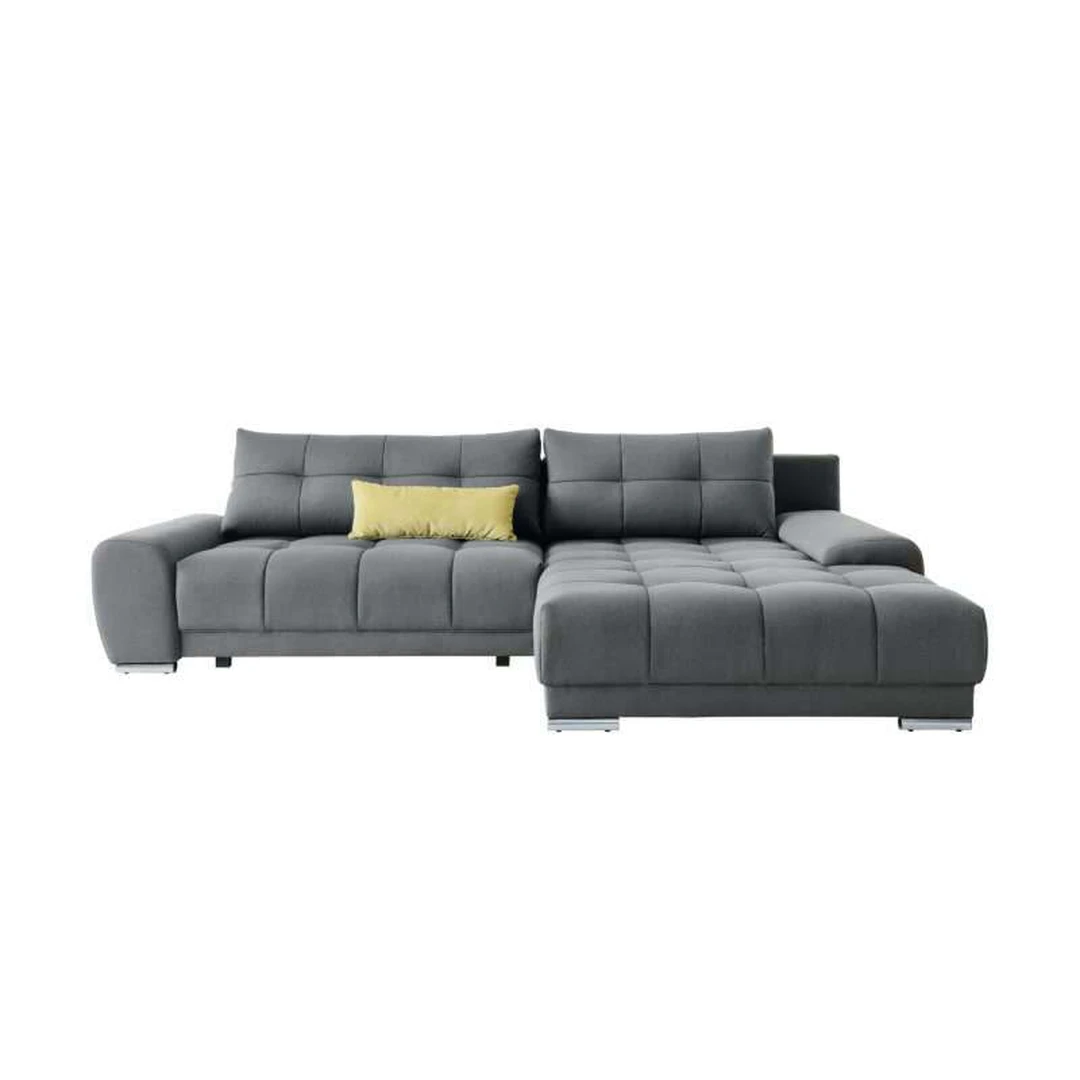 Šiuolaikiška minkšta sofa su funkcionaliu dizainu