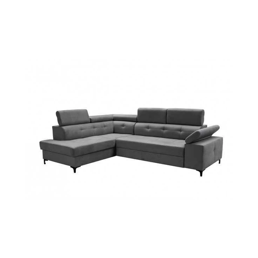 Kampinė sofos lova su miego funkcija