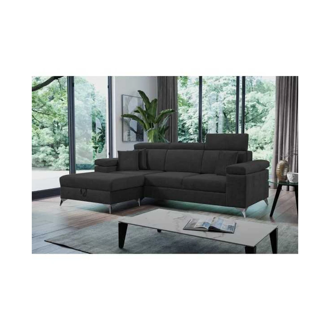 Ergonomiška kampinė sofa su miego funkcija