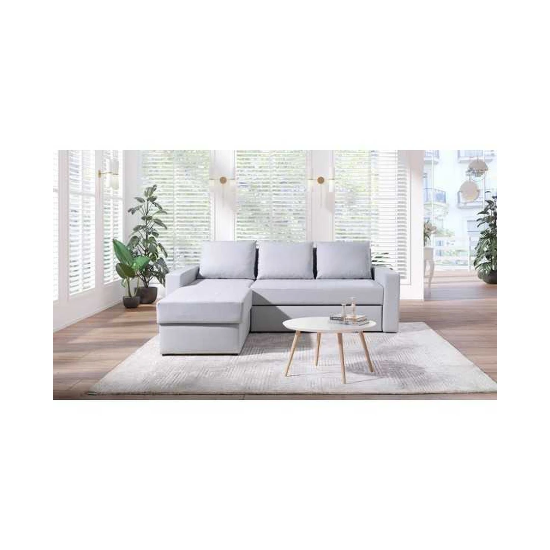 Prabangus kampinis sofos lova su miego funkcija