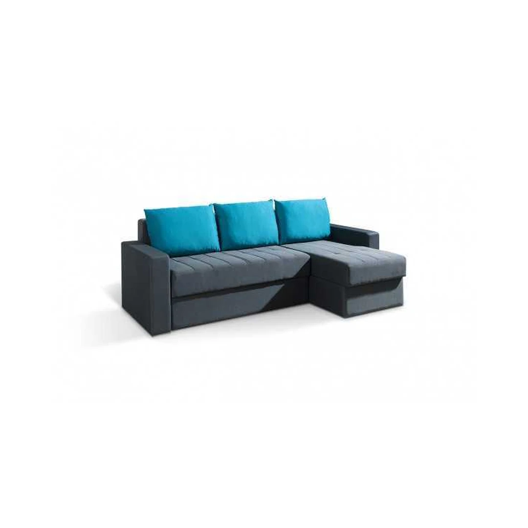 Ergonominė kampinė sofa su miego funkcija