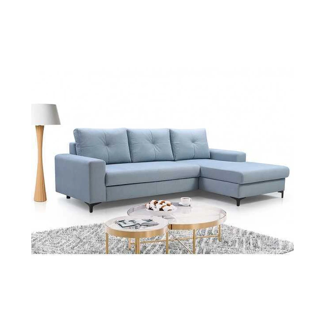 Minkštas kampas L su miegojimo funkcija, 252 cm