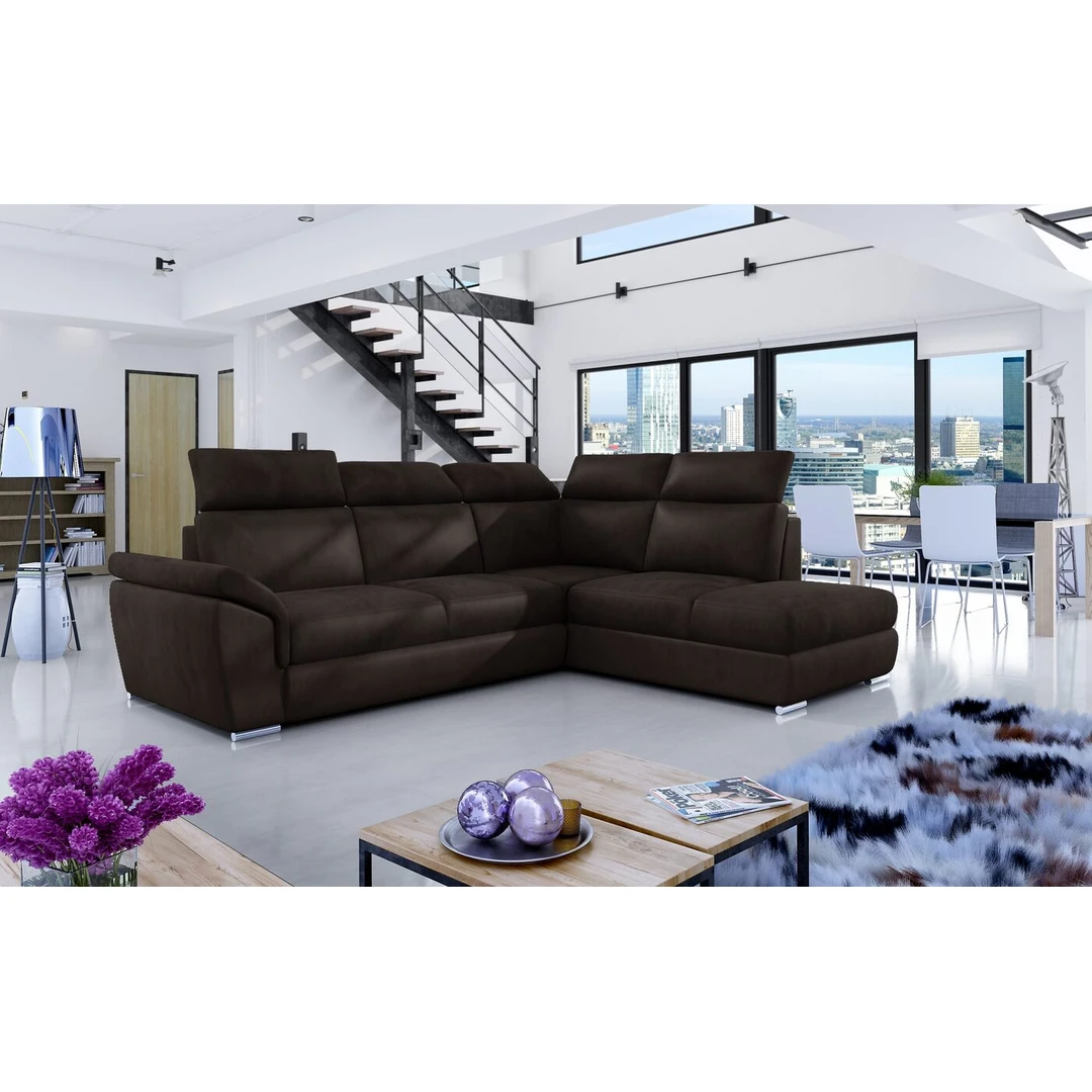 Šiuolaikiškas minkštas kampas – stiliaus ir komforto akcentas svetainei