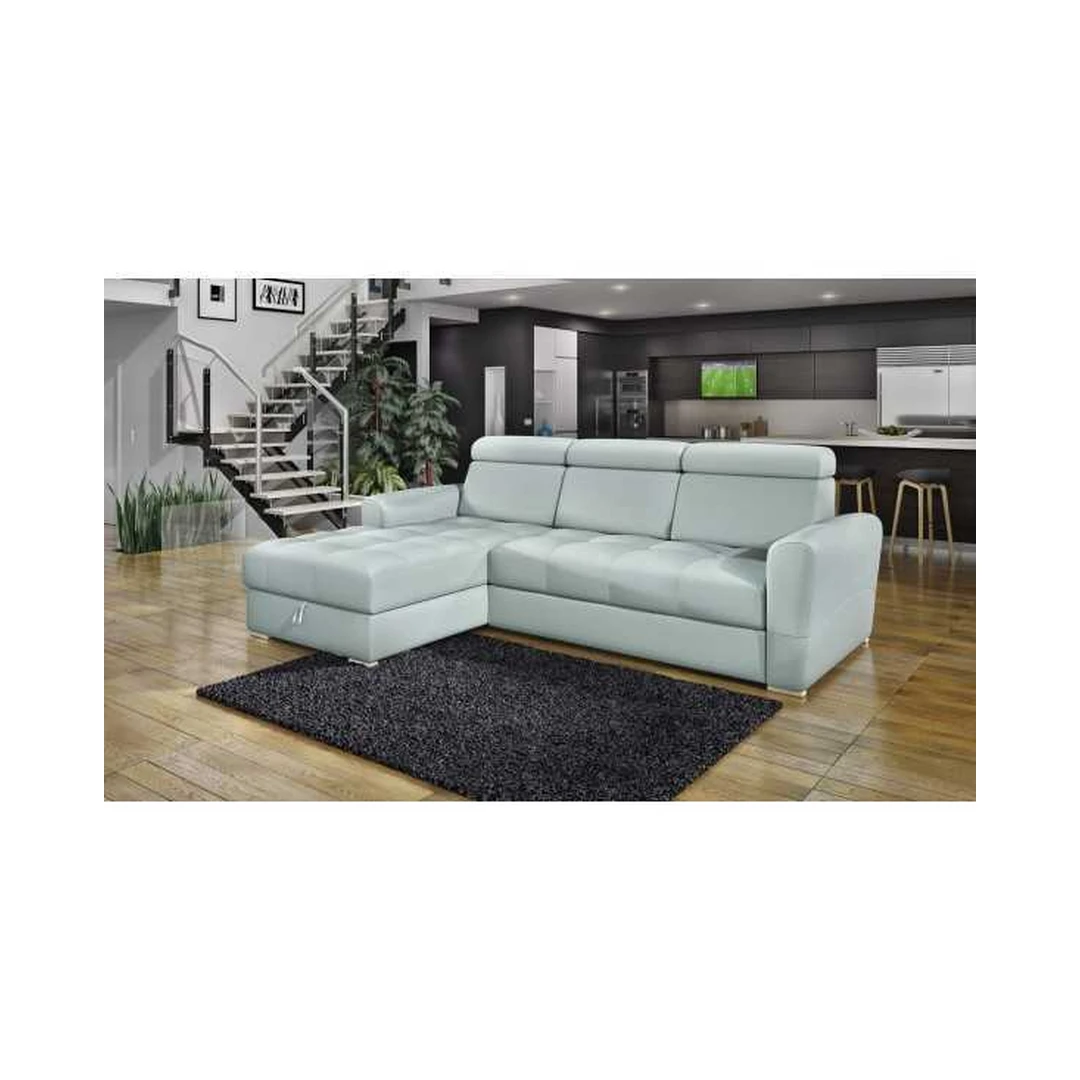 Minkštas kampas MM 03 su miegojimo funkcija ir patalynės dėže