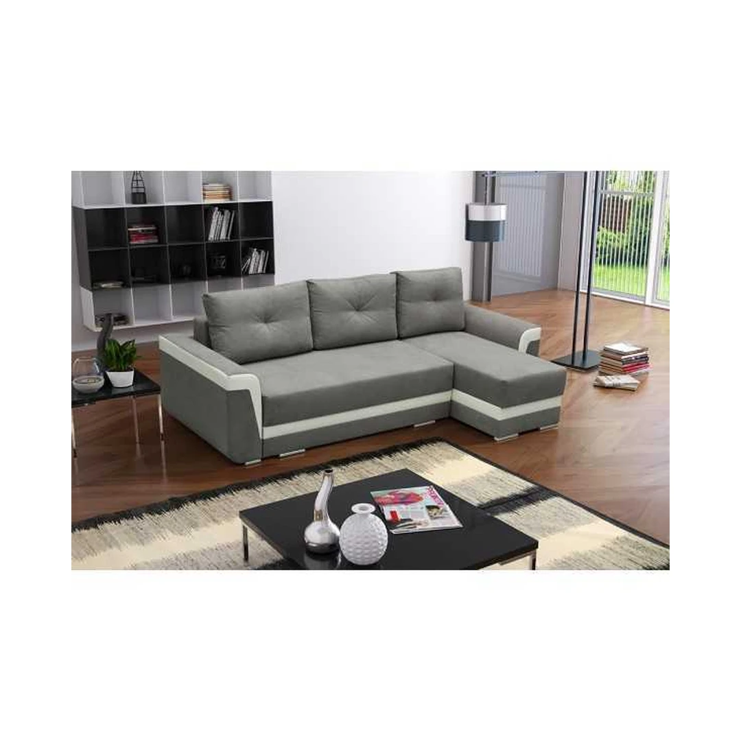 Minkštas kampas su miegojimo funkcija ir dviem patalynės dėžėmis