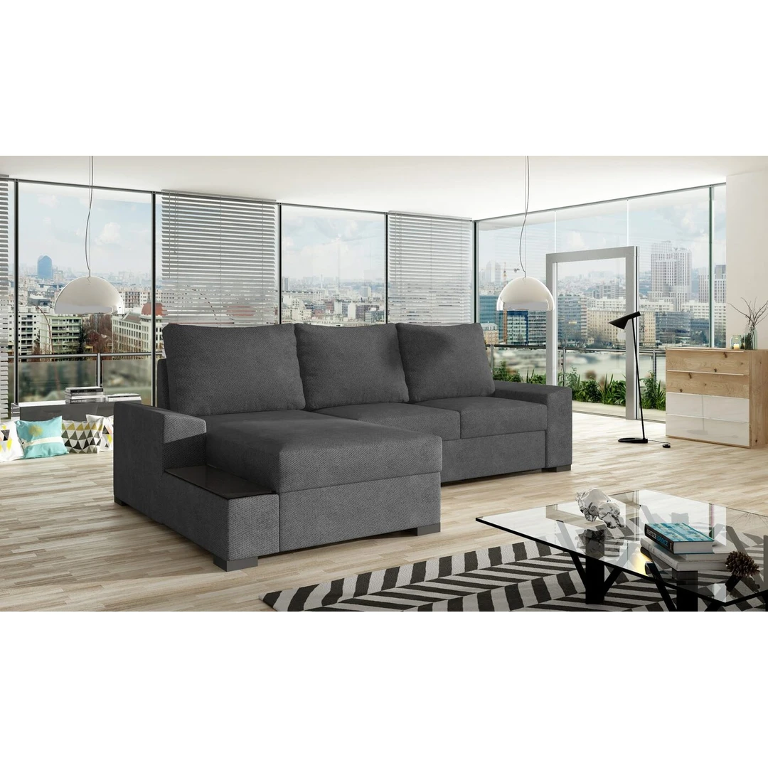 Šiuolaikiškas minkštas kampas – stiliaus ir komforto akcentas svetainei