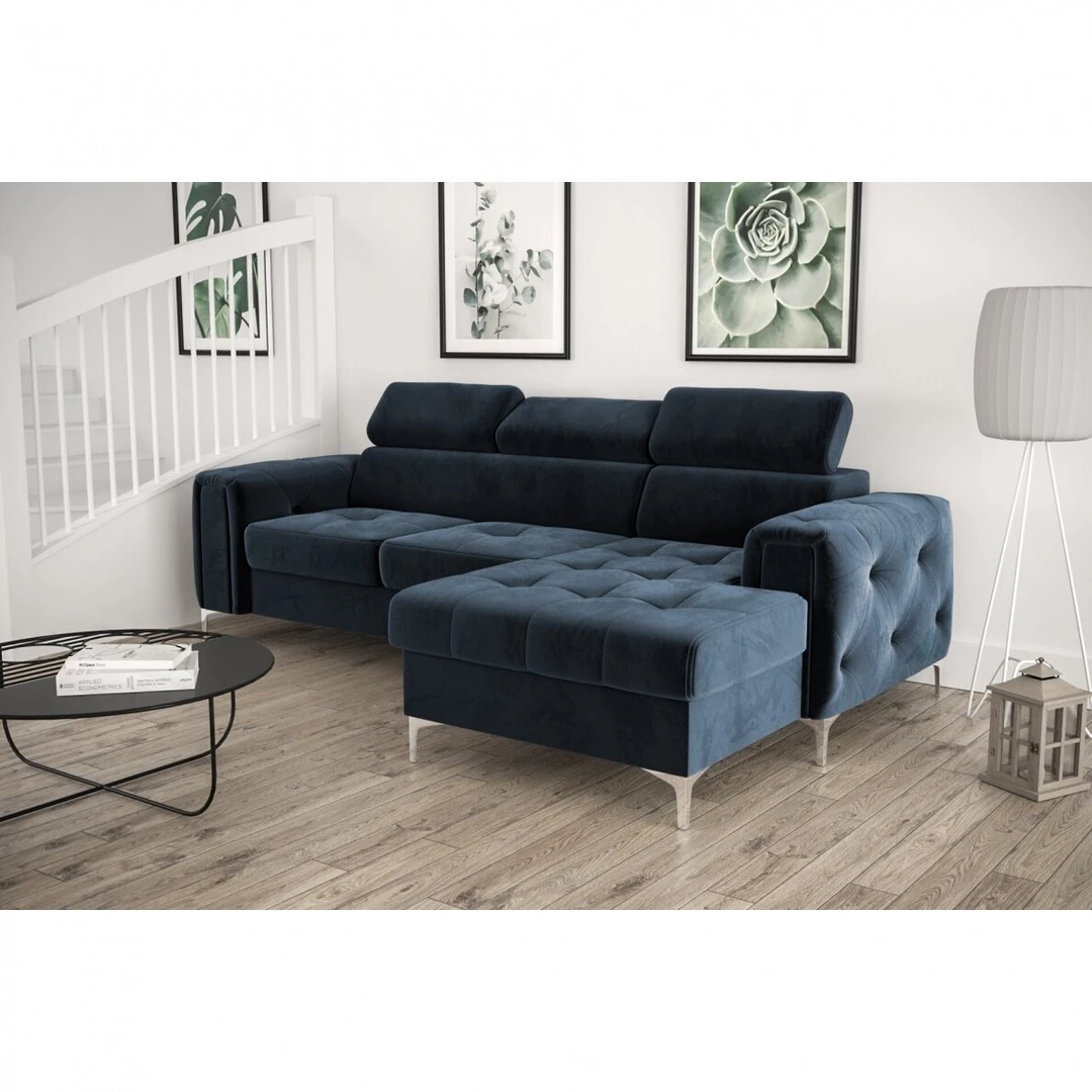 Orion minkštų baldų kolekcija su glamūriniu stiliumi