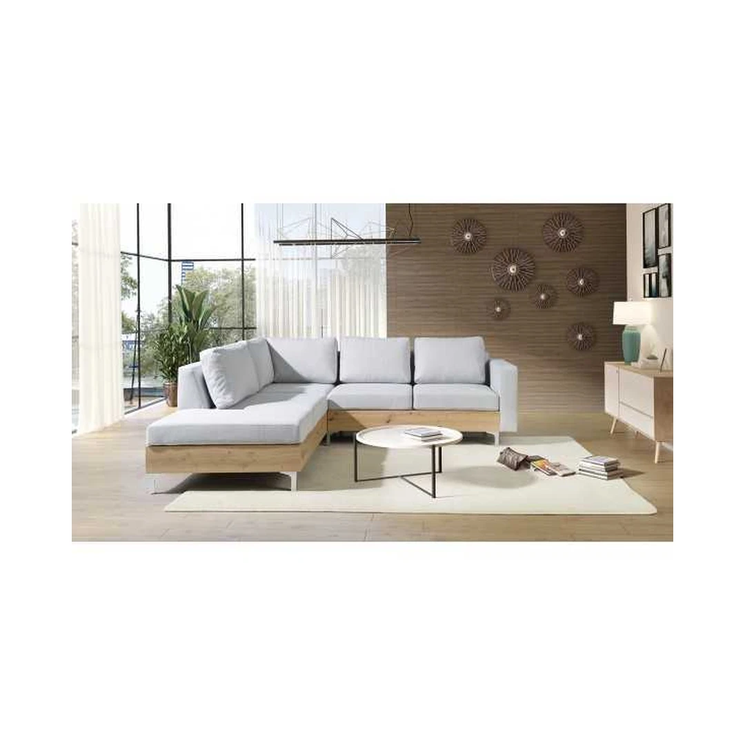 Kampinė sofa avellino 118 + dekoras ąžuolas artisan