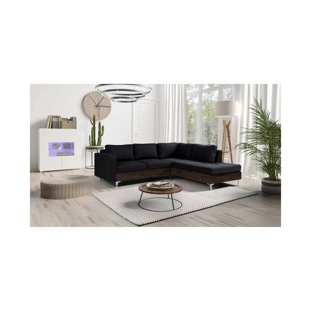 Ergonominė kampinė sofa „Cariba 17“ su minkštomis pagalvėlėmis