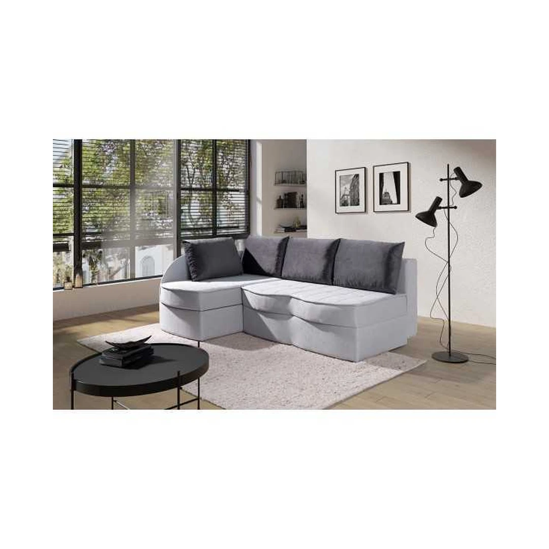 Ergonominė kampinė sofa Lotus 10 su miego funkcija