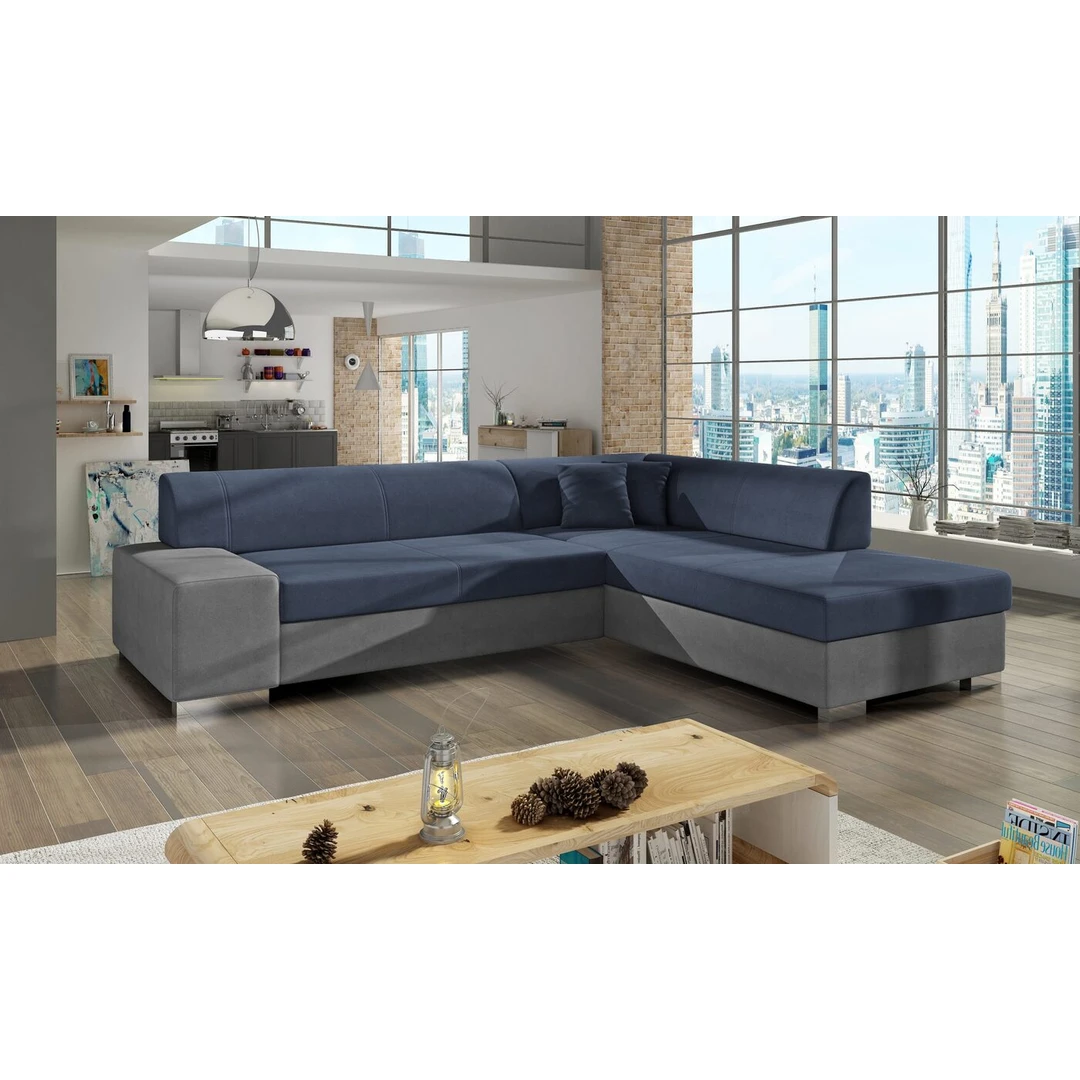 Klasikinis minkštas kampas PORTO su miegojimo funkcija