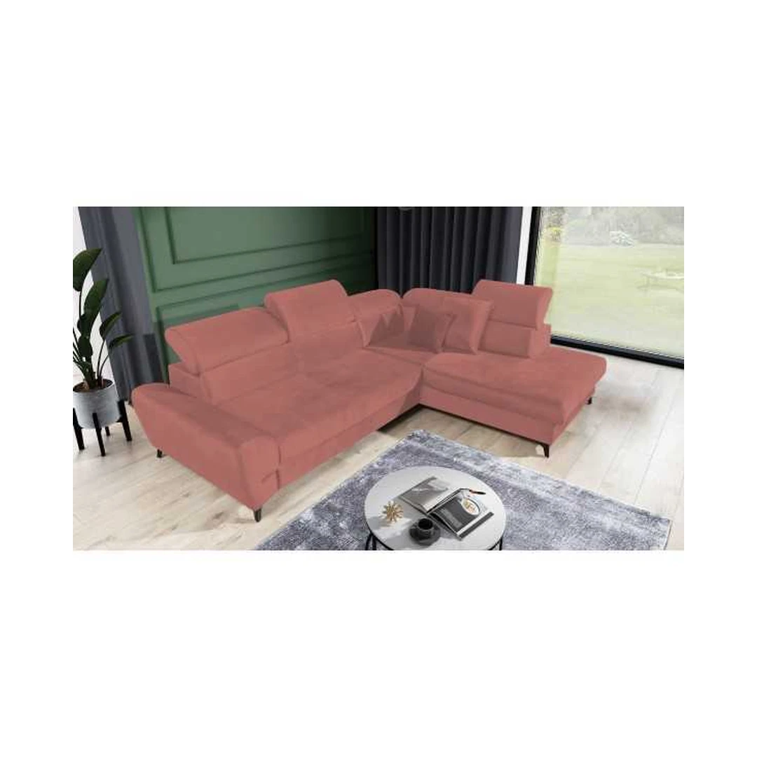 Ergonomiškas sofos lova su miego funkcija ir reguliuojamu atlošu