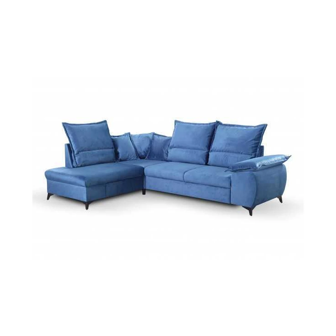 Minkštas kampas TOLEDO LE su miegojimo funkcija ir patalynės dėže