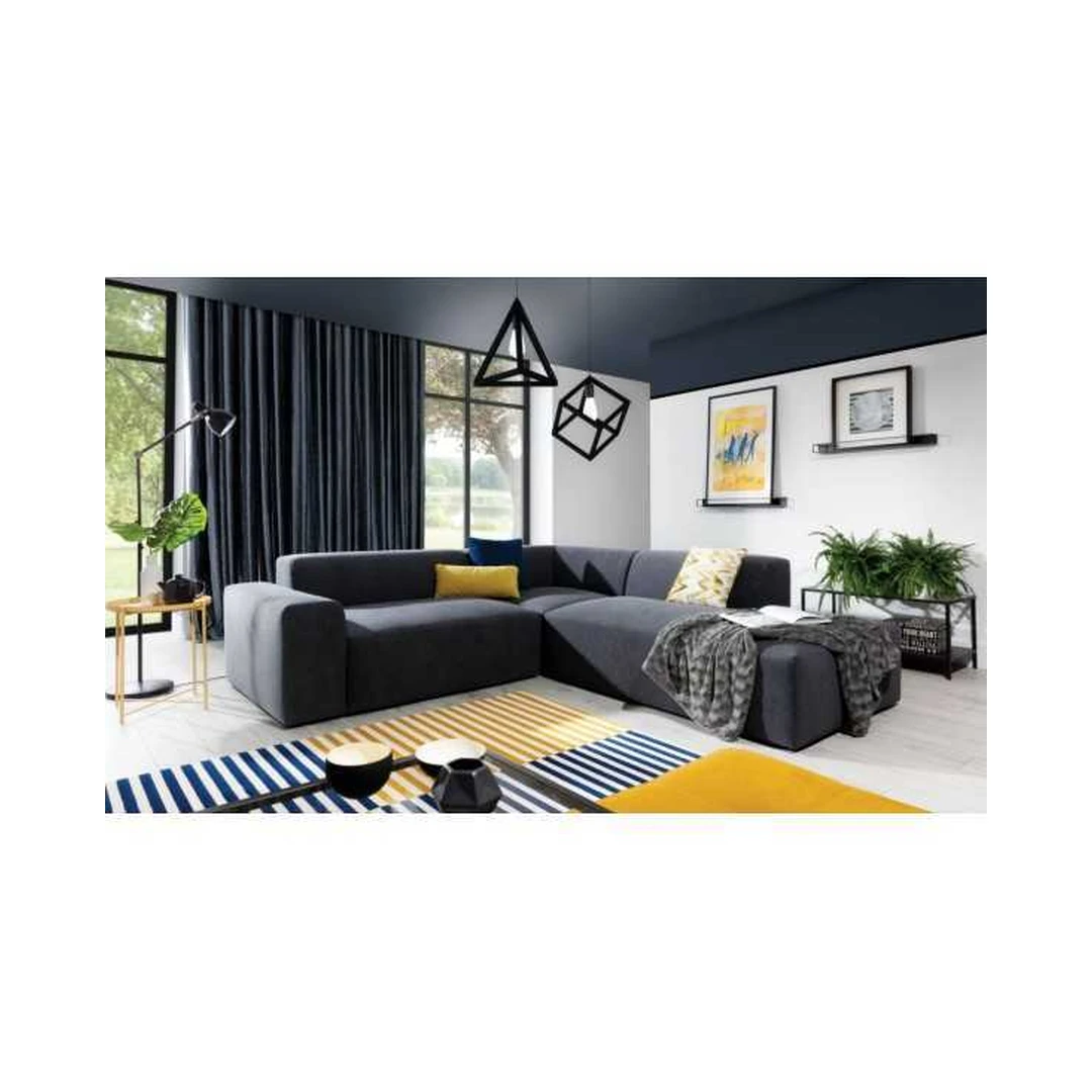 Minkštas kampas ZEUS L SA – erdvus ir patogus