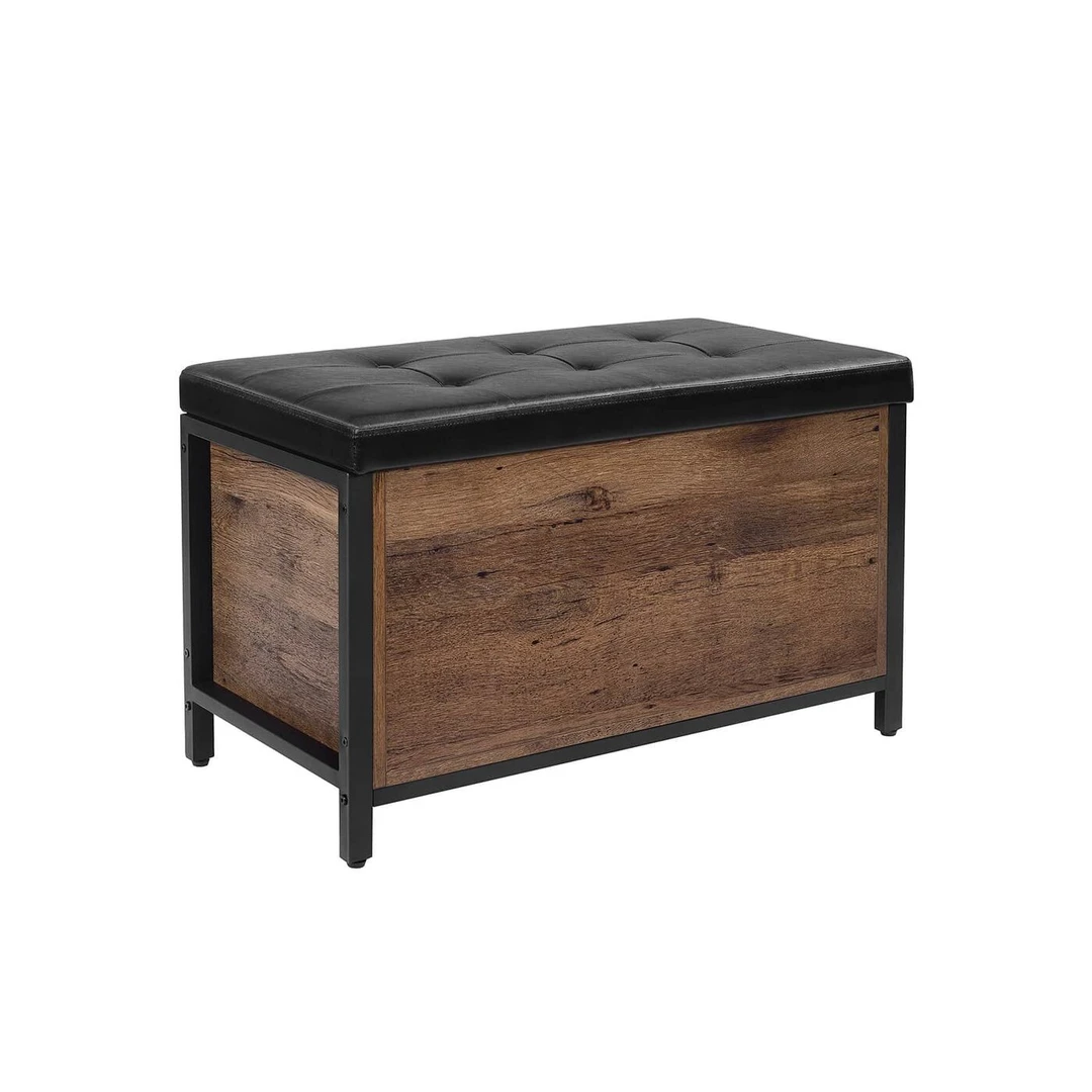 Juodos spalvos lazdyno krūtinė su daiktų laikikliu