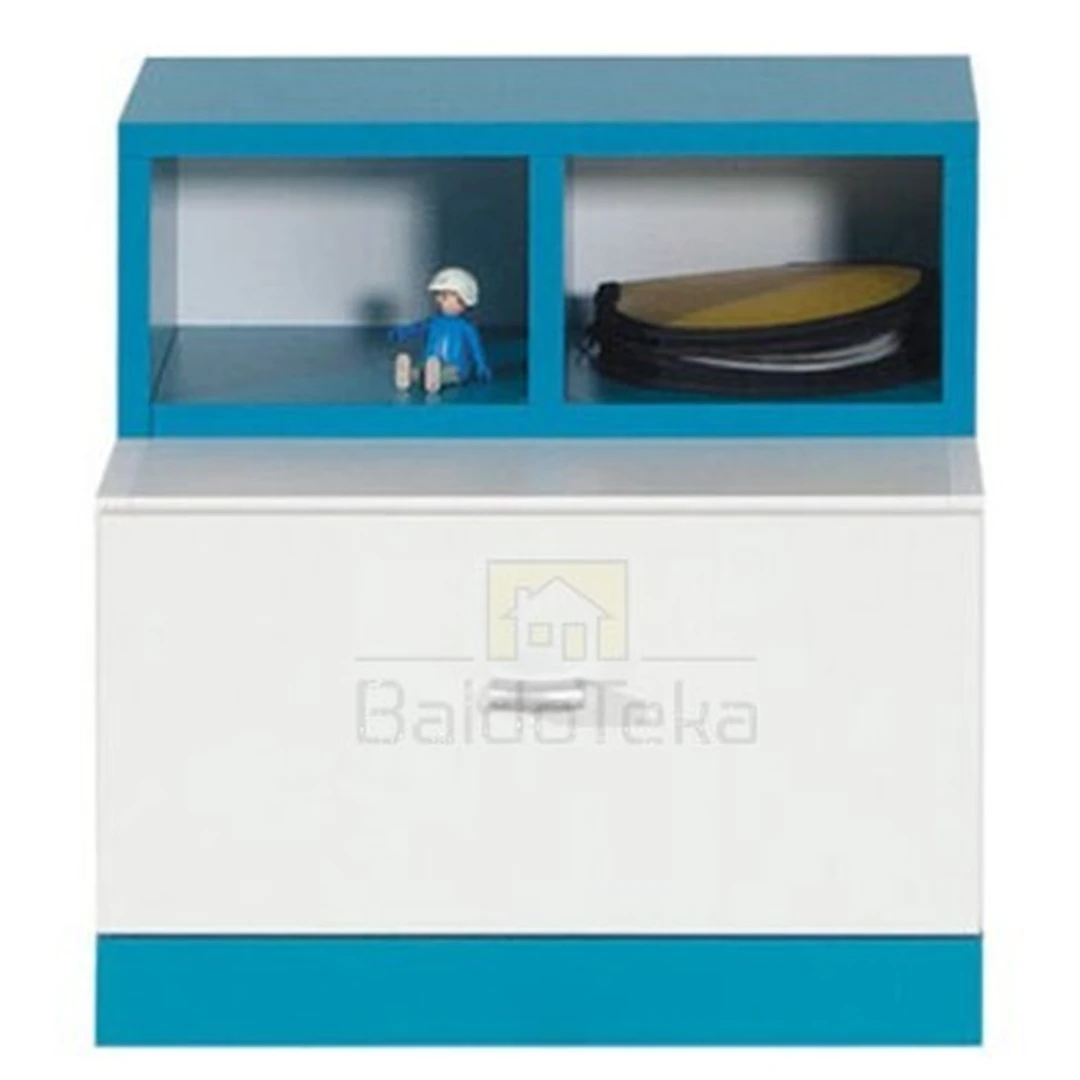 Šiuolaikiški LMDP stalai – balta su geltona ar turkio spalvomis