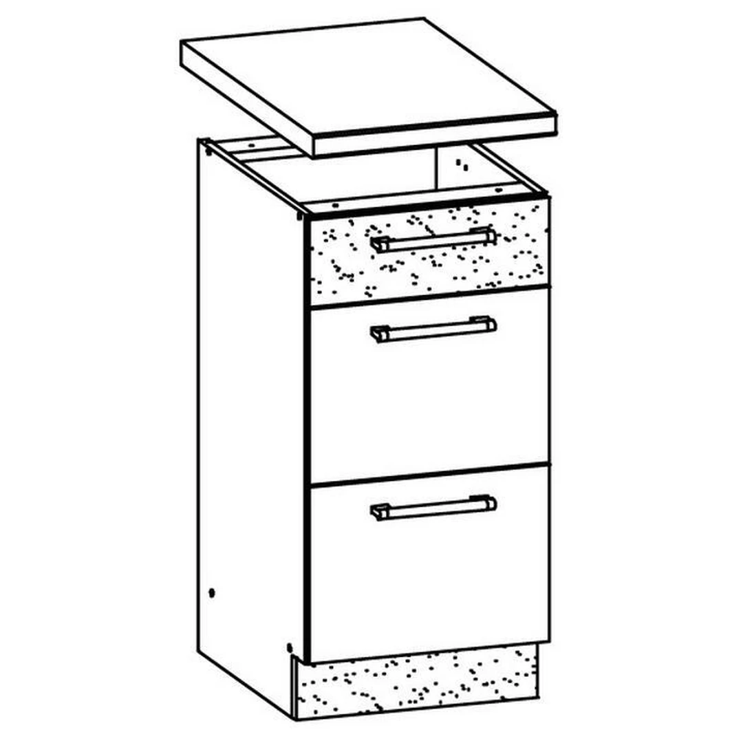 Šviesi rijeka spintelė be stalviršio