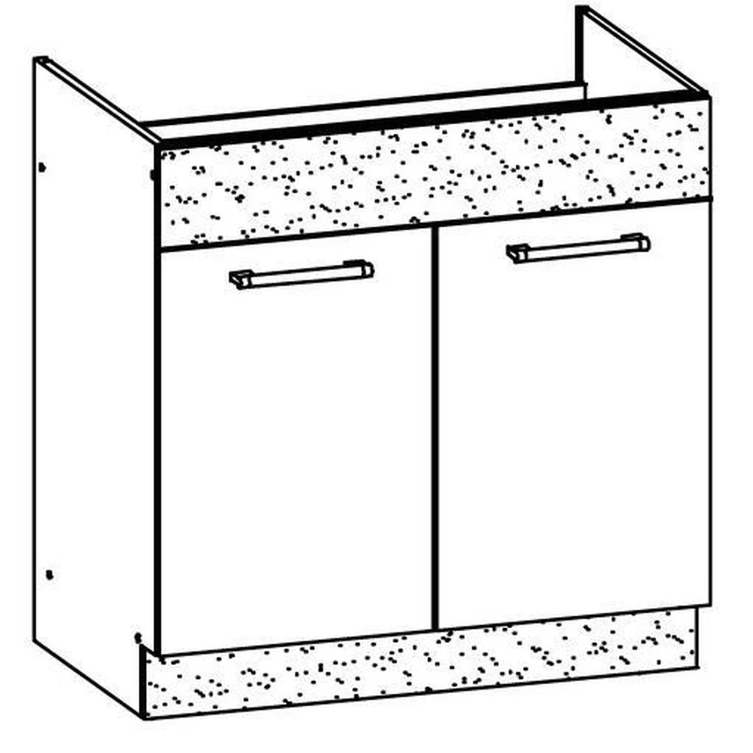 Šviesi rijeka spinta be stalviršio – modernus interjero akcentas