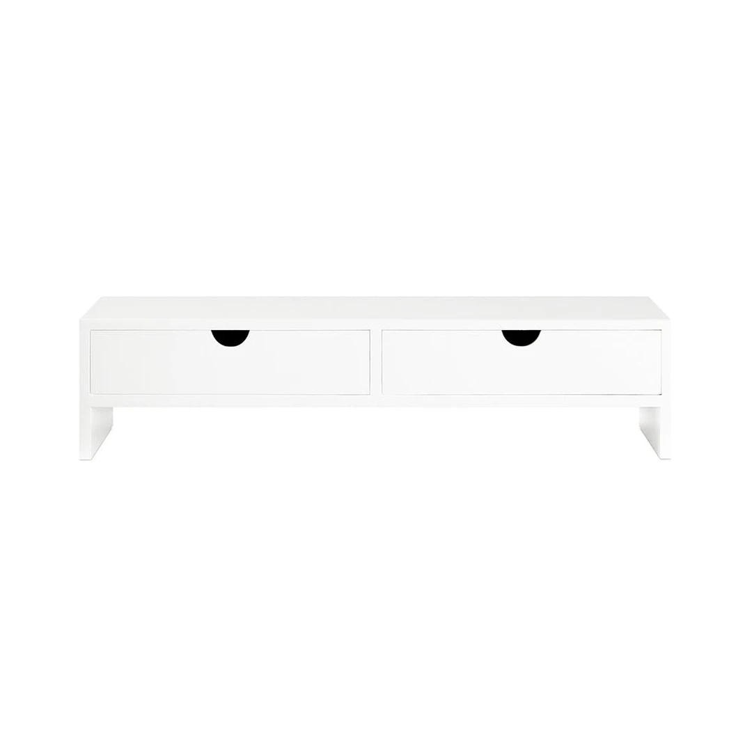 Monitoriaus stovas 47x18x11cm., baltos spalvos - Darbo stalai