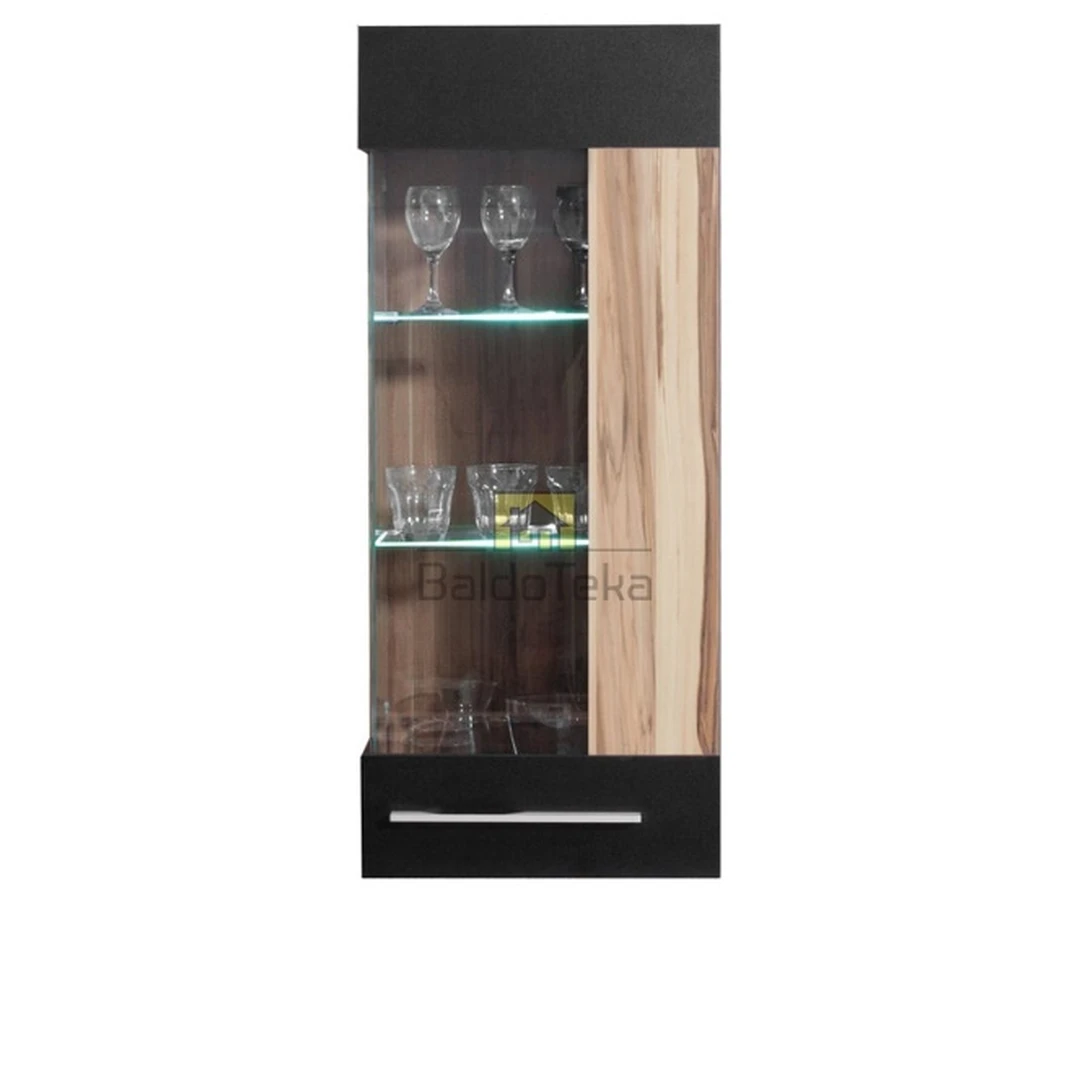 Šiuolaikiška spinta su LED apšvietimu – balta ar juoda