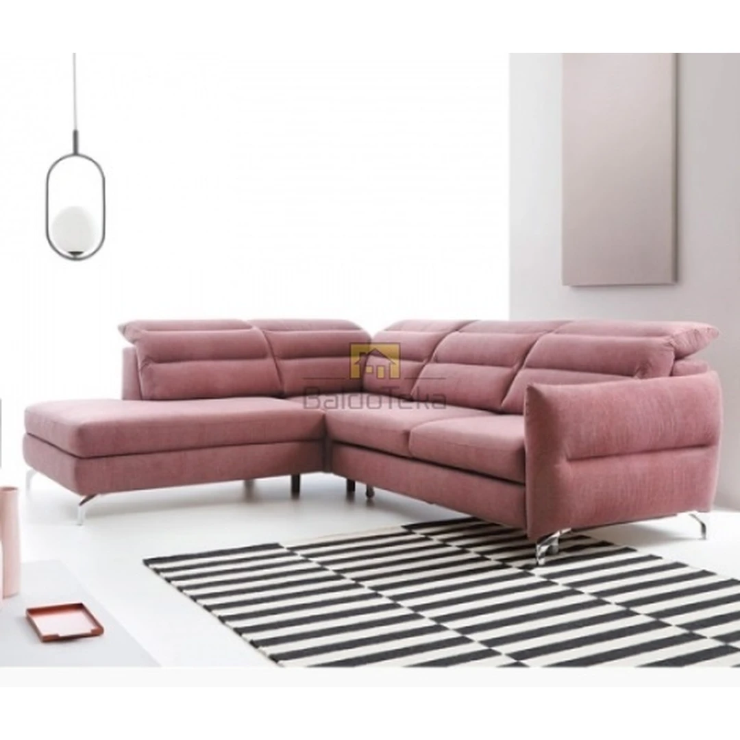 Ergonominė lova su patalynės dėže ir reguliuojama atrama