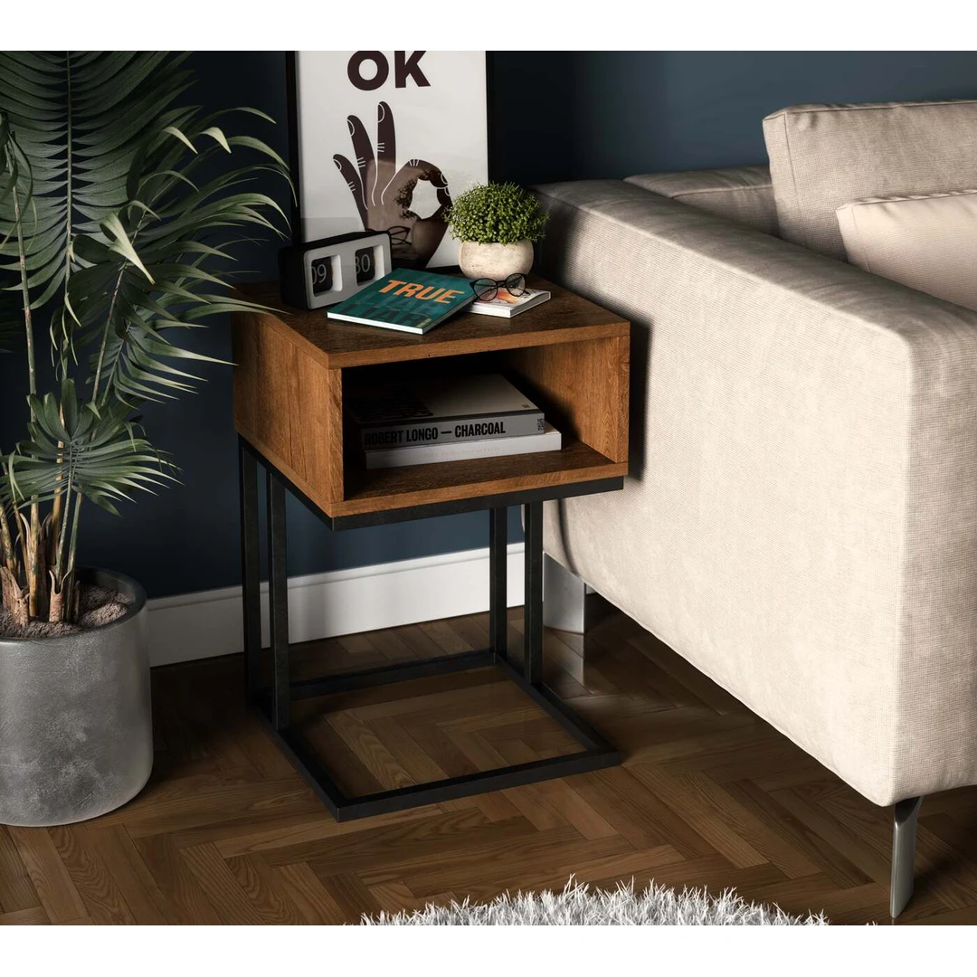 Šiuolaikiškas stalas su niša EL9928 – stilingas ir funkcionalus