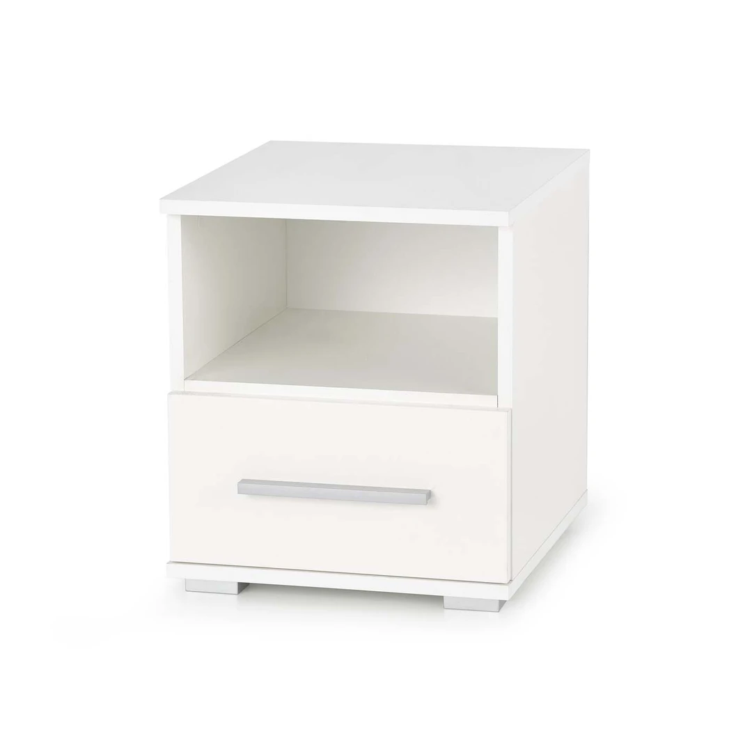 Moderni balta spintelė su blizgiu ABS kraštais