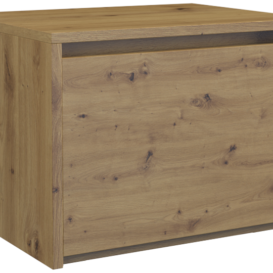 Vieno stalčiaus naktinė spintelė iš MDP su ABS kraštais