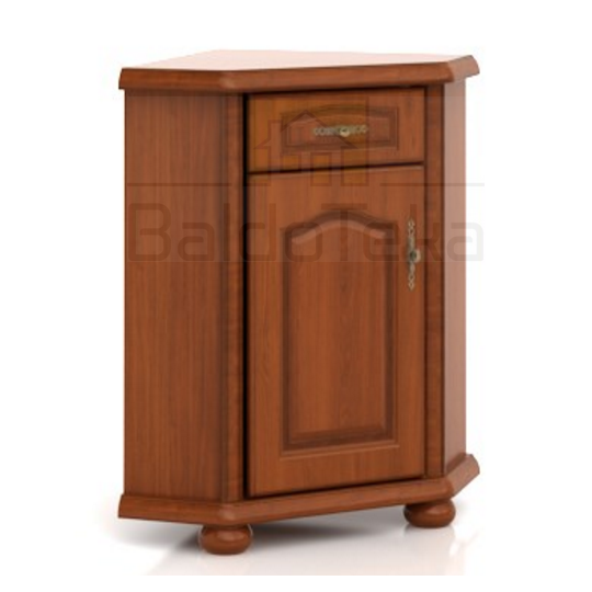 Elegantiškas NATALIA spintos stalas – vyšnia primavera spalva