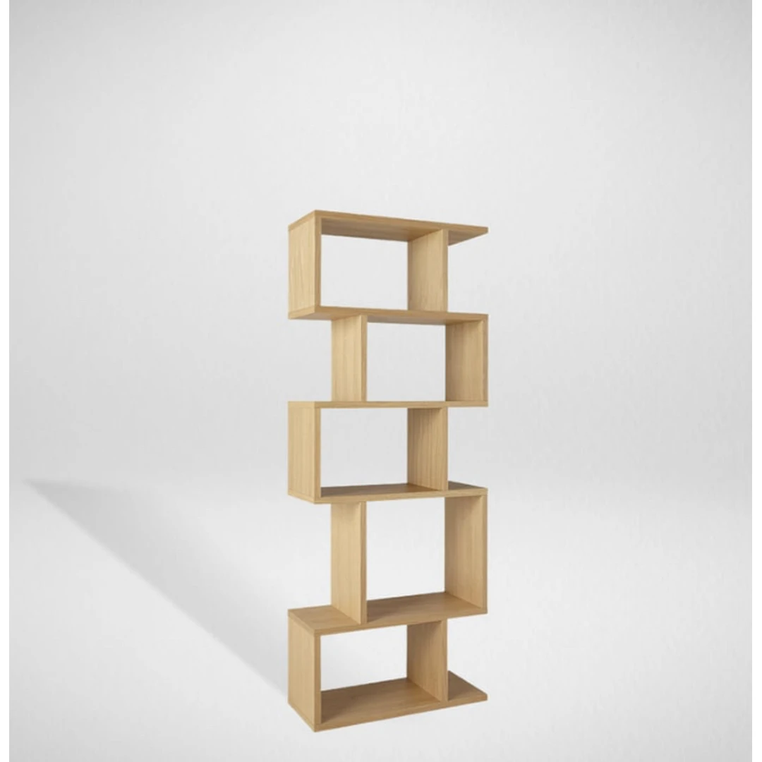 Moderni angliško stiliaus ąžuolo lentyna puošianti erdvę