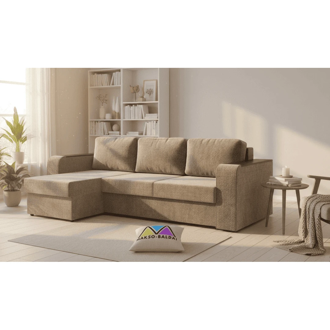 Minkštas kampas su miegojimo funkcija