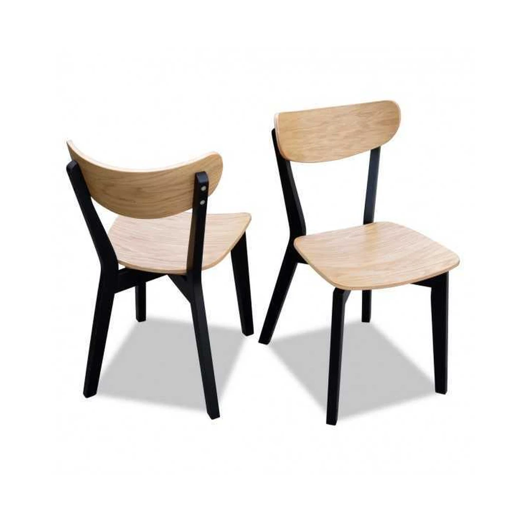 Natūralios medienos kėdė K 86 su individualiais spalvų pasirinkimais